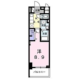 Ｂｒｉｇｈｔ　Ｇａｔｅ　名古屋 13階1Kの間取り