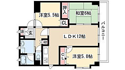 間取図画像 3LDK