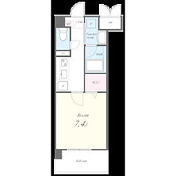 MX-IV 5階1Kの間取り