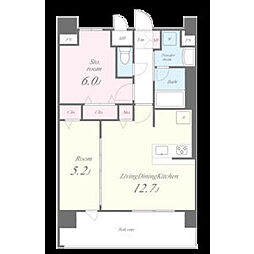 セイワパレス吹上公園 9階2LDKの間取り