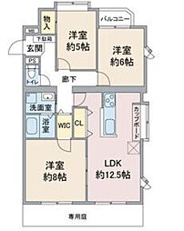 間取図画像 3LDK