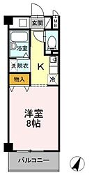 間取図画像 1K