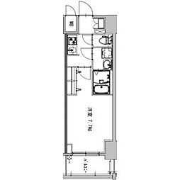 S-RESIDENCE庄内通駅前curere(クラーレ) 8階1Kの間取り