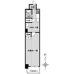 WA-ZO泉 2階2Kの間取り