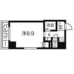 間取図画像 1K