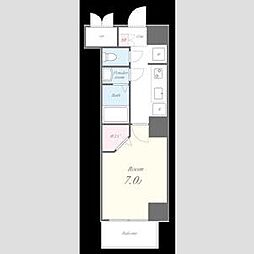 axis nagoya sw 8階1Kの間取り