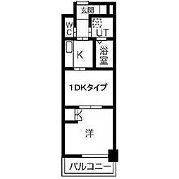 間取図画像 1DK