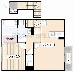間取図画像 1LDK