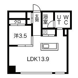 間取図画像 1LDK