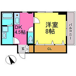 キャッスルM&K 4階/401