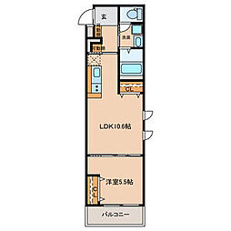 間取図画像 1LDK