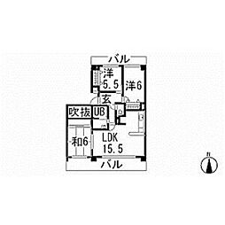 ウィスタリア星ヶ丘 2階