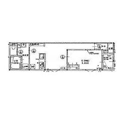 リヴェール元中野II 1LDKの間取図画像