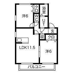 ブリックガーデン 2階/202