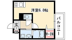 プレサンス桜通アベニュー ワンルームの間取図画像