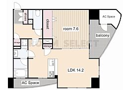 間取図画像 1LDK