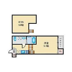 ハーモニーテラス神前V 2階/201