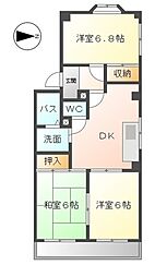 ハイツ株山 2階