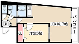 D-アパートメント泉 4階/401