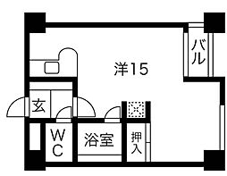 間取図画像 ワンルーム