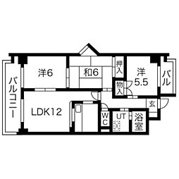 間取図画像 3LDK