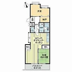 ライオンズマンション虹ヶ丘ガーデン参番館 2階/202