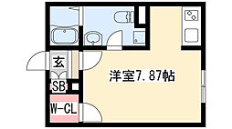 BrancheAOI ワンルームの間取図画像