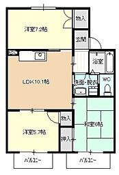 サティスフェール 2階