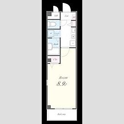 ヴィラすみれ 1Kの間取図画像