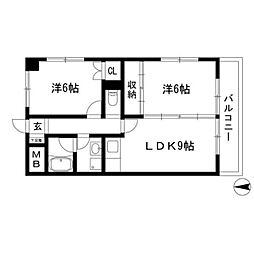 ファミーユ白川 6階/6C