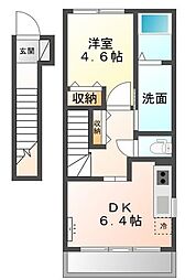 メリーシャトレーン 2階/201