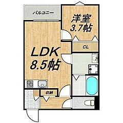 物件の間取り