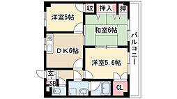 ハーモニアス元八事 3DKの間取図画像