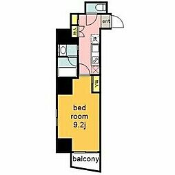 イースタンヒルズ八事 1Kの間取図画像