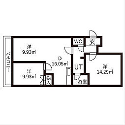日映マンションII 7階/7C