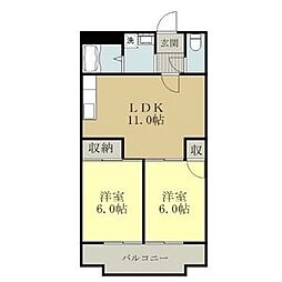 レヂデンス社台 2階