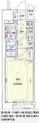 プレサンス大須観音ディオ 1Kの間取図画像