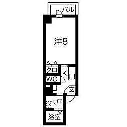 サン・錦本町ビル ワンルームの間取図画像