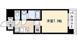 S-FORT大須観音 1Kの間取図画像