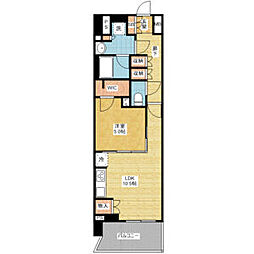 レーベン千種吹上AVANCA 1LDKの間取図画像
