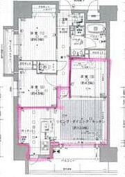 プレサンスロジェ上前津駅前 2LDKの間取図画像