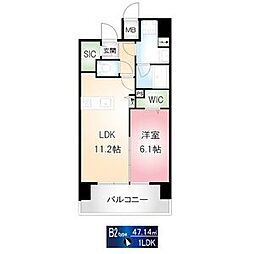 EARTHGRANDE泉 1LDKの間取図画像