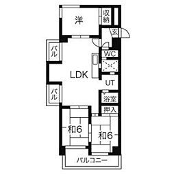ユニバースビル 4階/4A