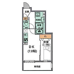 リーデンス名古屋駅西 1階/104
