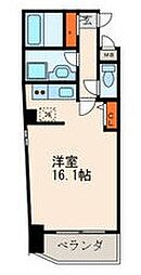 メゾンドール栄 ワンルームの間取図画像