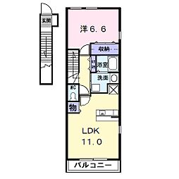 アルバ　ソーレ 2階