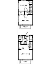 アプト一社 2階/D