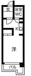ネオ・ウイスタリア1 1Kの間取図画像