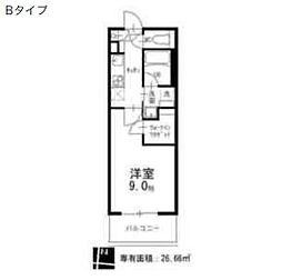 メイプルコート泉 1Kの間取図画像