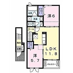 ベルコート高針B 2階